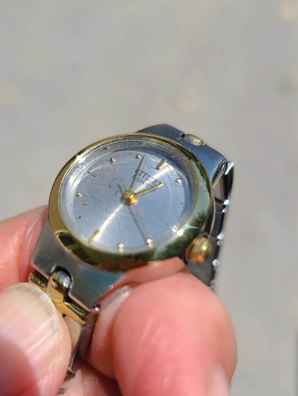 Citizen Two-Tone Gold and Silver Women's Bracelet Watch
